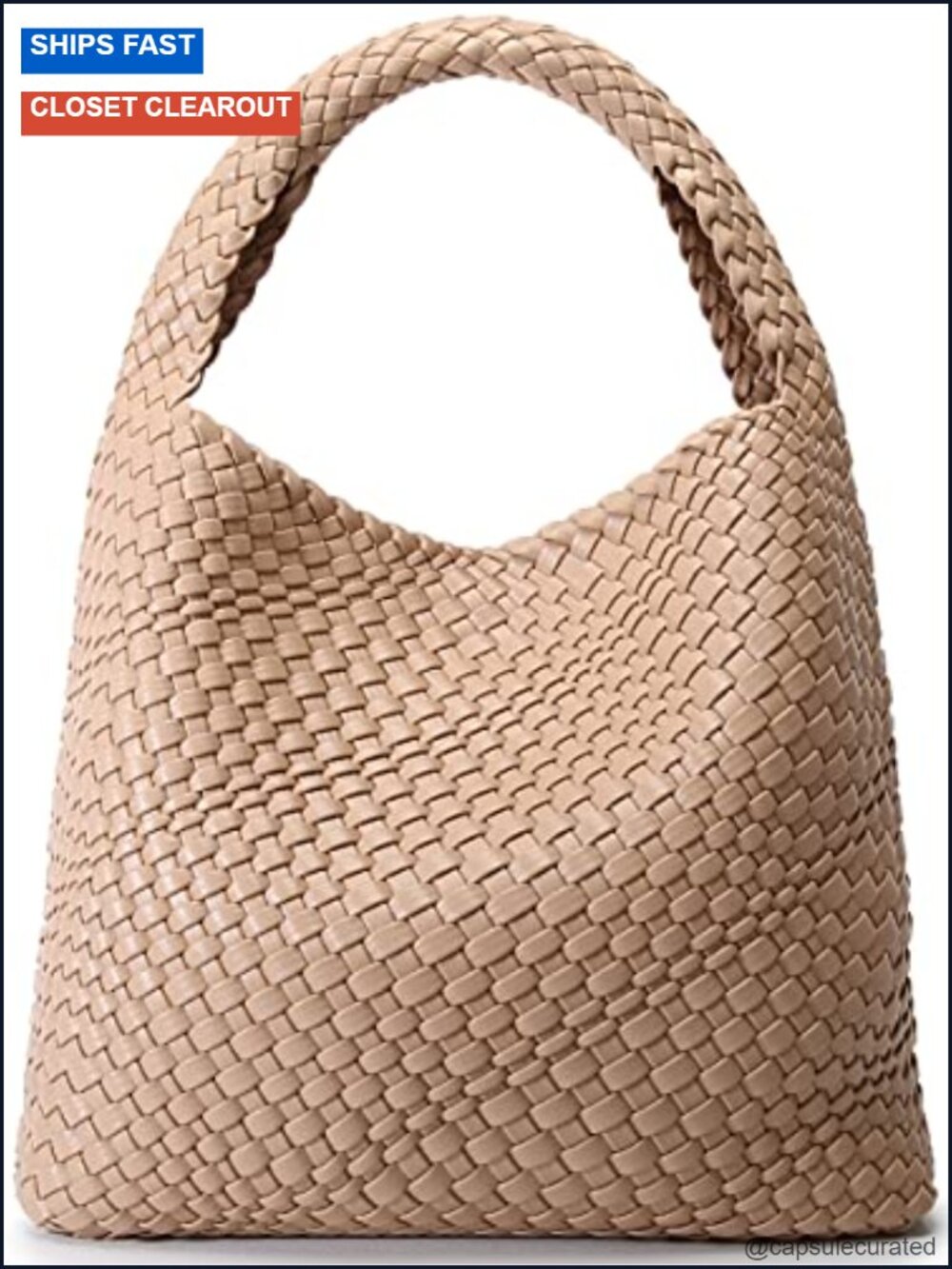 Vegan Leather Hobo Bag Top-Handle Shoulder Tote Handbag Soft Faux Leather Purse